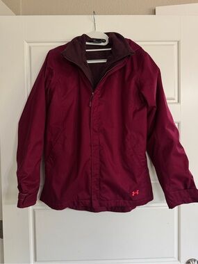 Under Armour Men's Maroon Performance Softshell Jacket